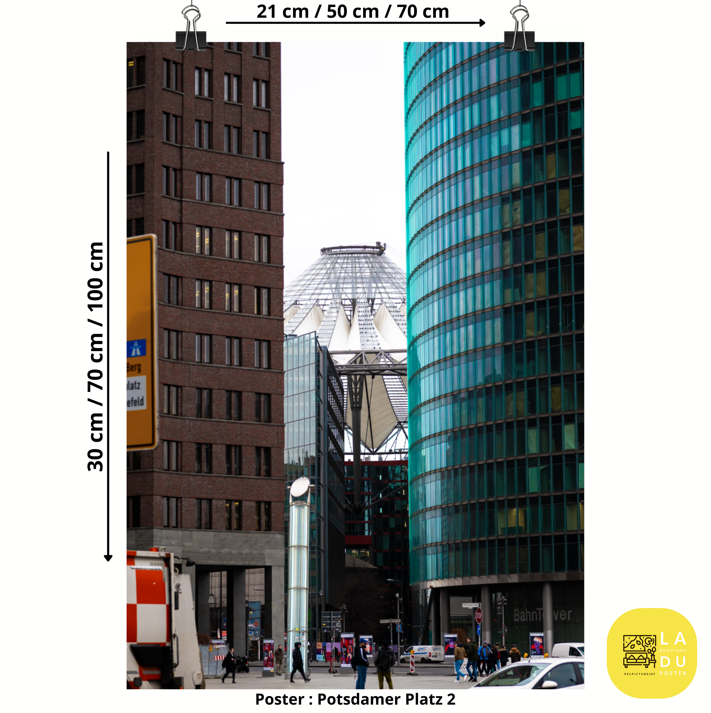 Poster mural - Potsdamer Platz N02 – Photographie de Berlin – Poster photo, poster XXL, photographie murale et des posters muraux unique au monde. La boutique de posters créée par Yann Peccard un Photographe français.