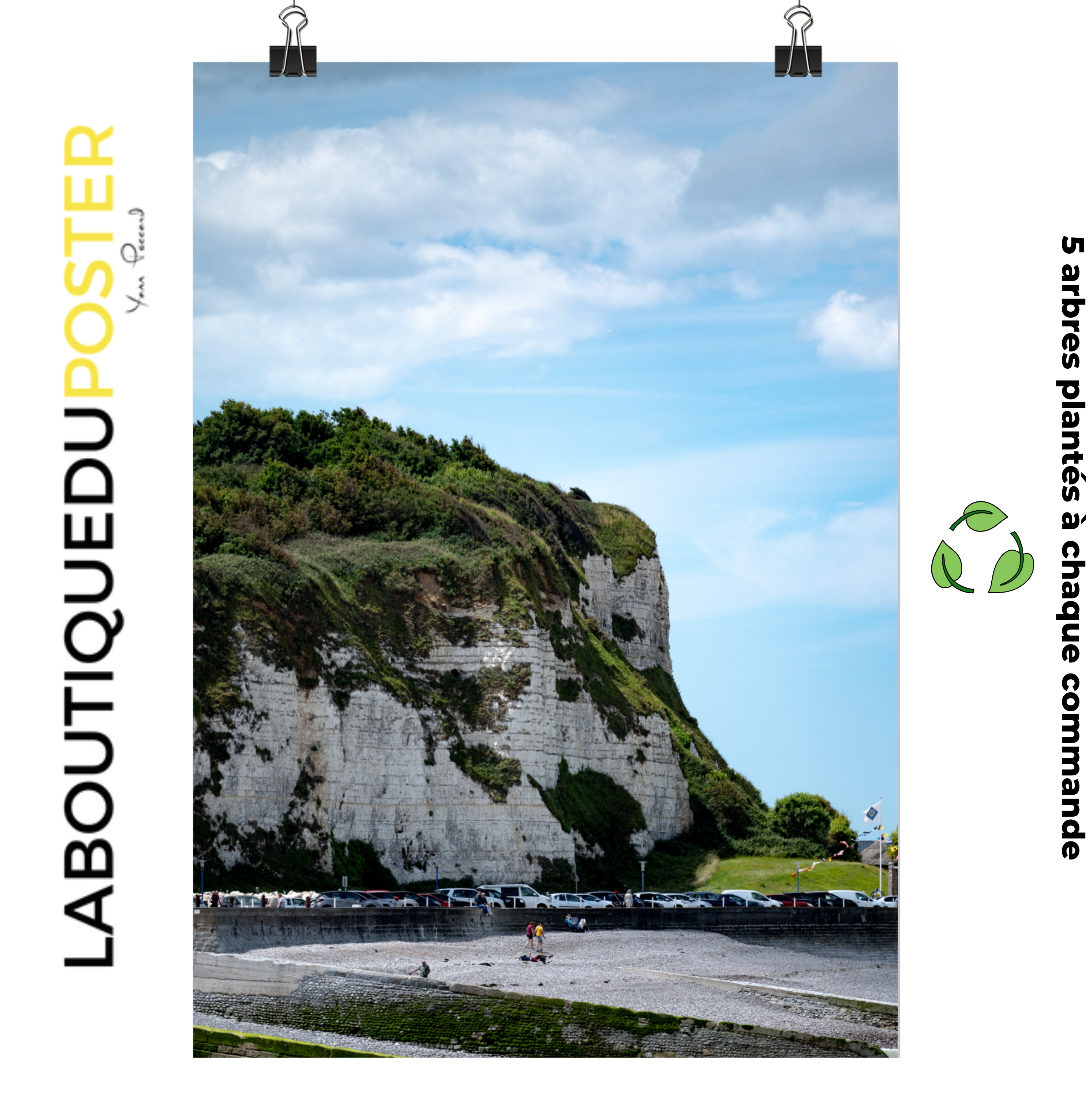 Poster mural - Les côtes de Normandie – Photographie Paysage – Poster photo, poster XXL, Photo d’art, photographie murale et des posters muraux des photographies de rue unique au monde. La boutique de posters créée par un Photographe français.