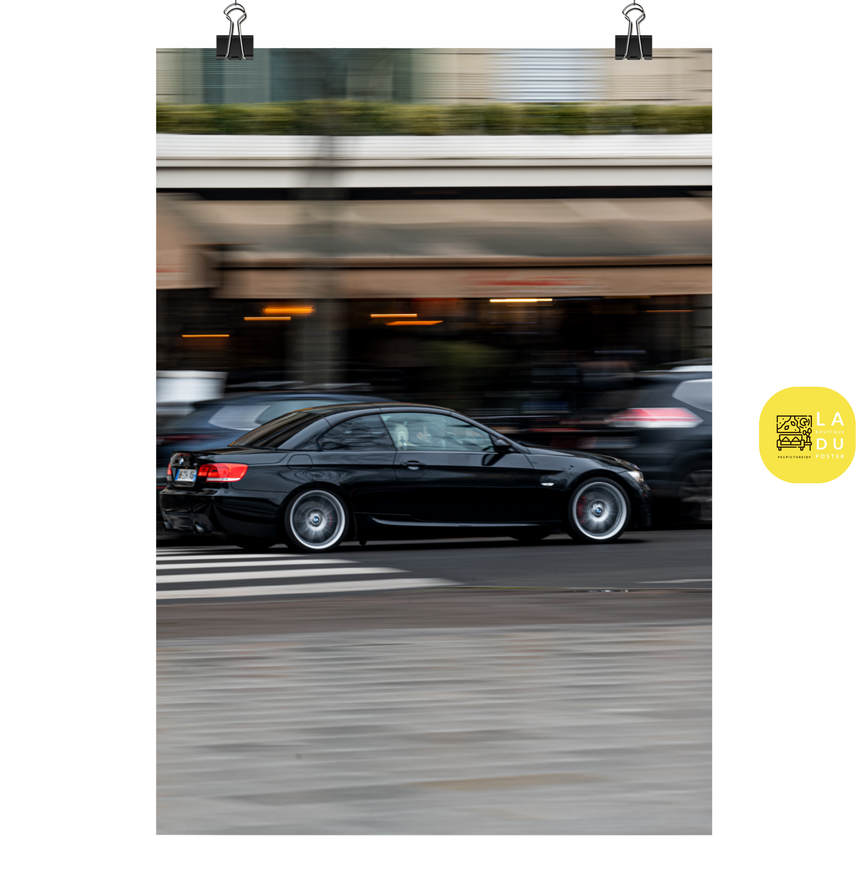 Poster mural - M3 BMW E92 – Photographie de voiture – Poster photo, poster XXL, photographie murale et des posters muraux unique au monde. La boutique de posters créée par Yann Peccard un Photographe français.