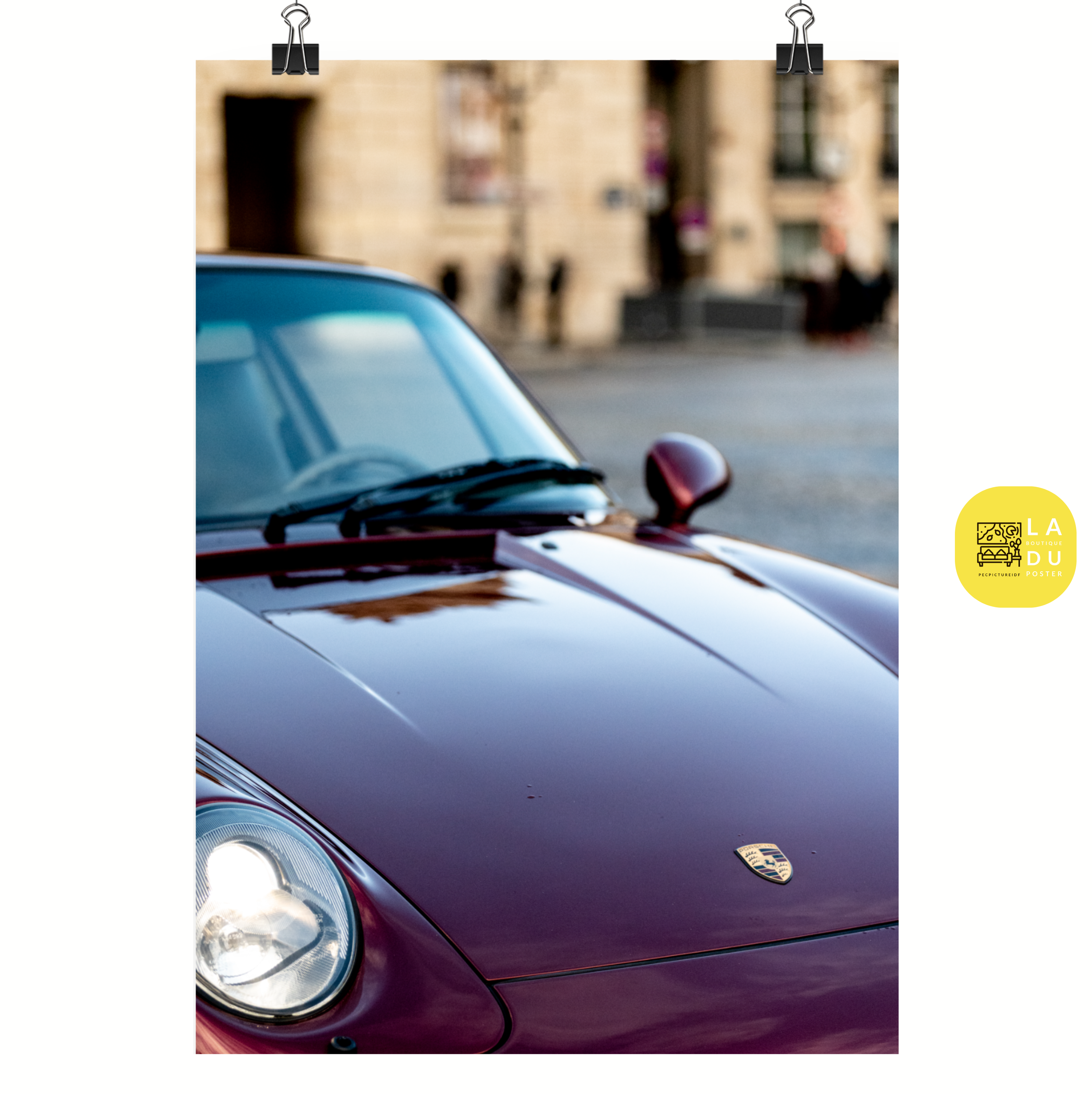 Poster mural - Porsche 911 Carrera 4S type 993 N02 – Photographie de voiture de sport – Poster photo, poster XXL, photographie murale et des posters muraux unique au monde. La boutique de posters créée par Yann Peccard un Photographe français.