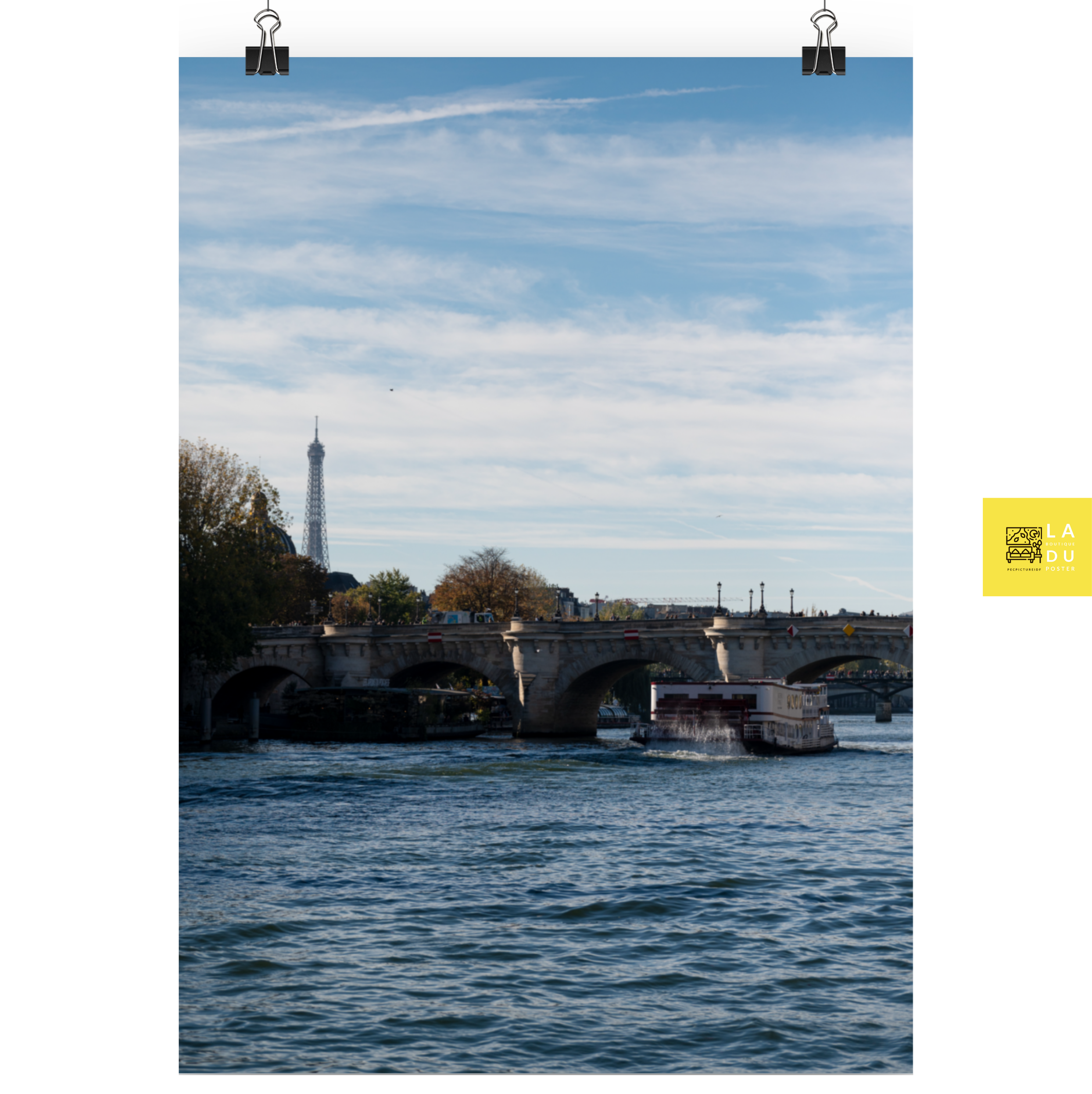 Un Paris idyllique - Poster - La boutique du poster Français