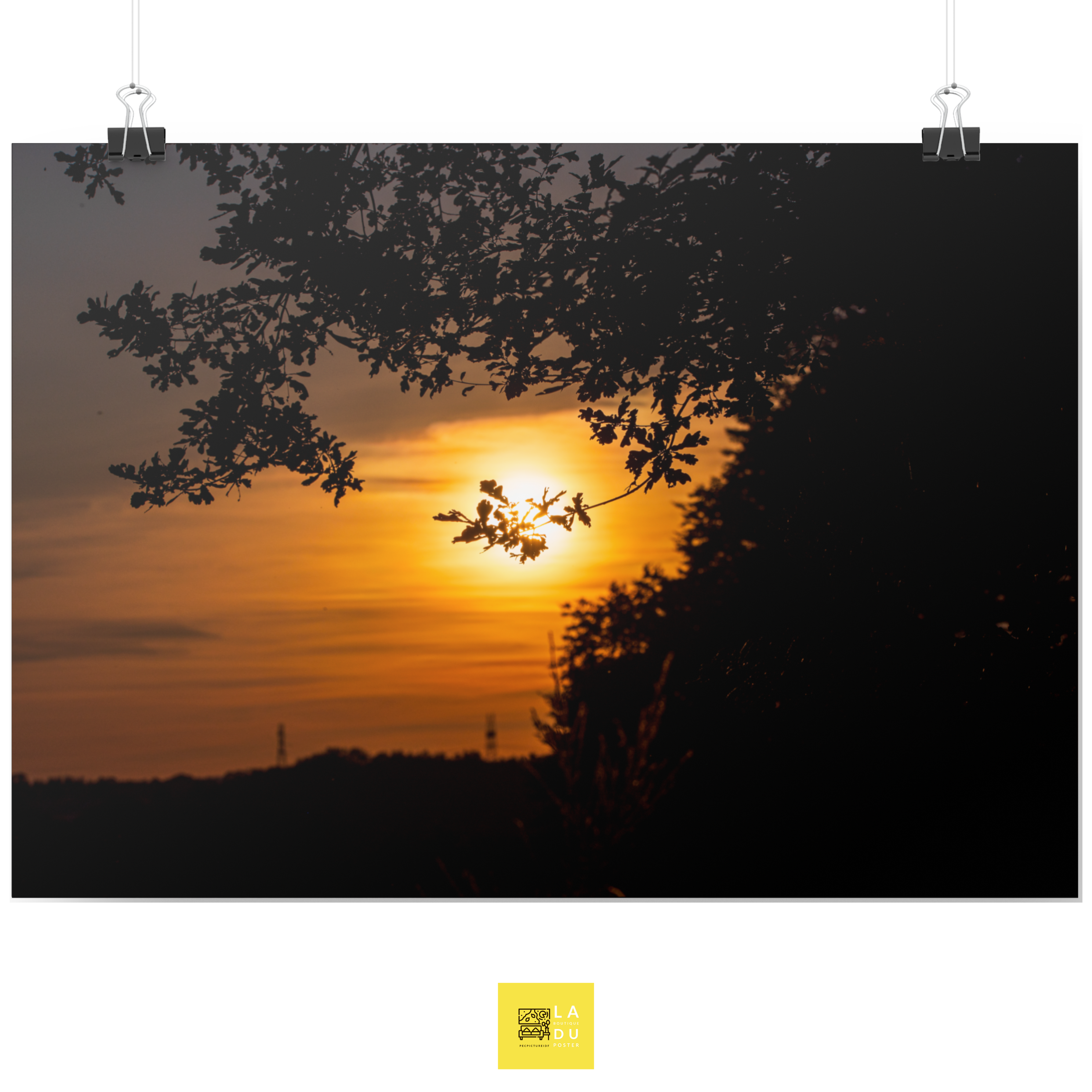 Coucher de soleil N10 - Poster - La boutique du poster Français