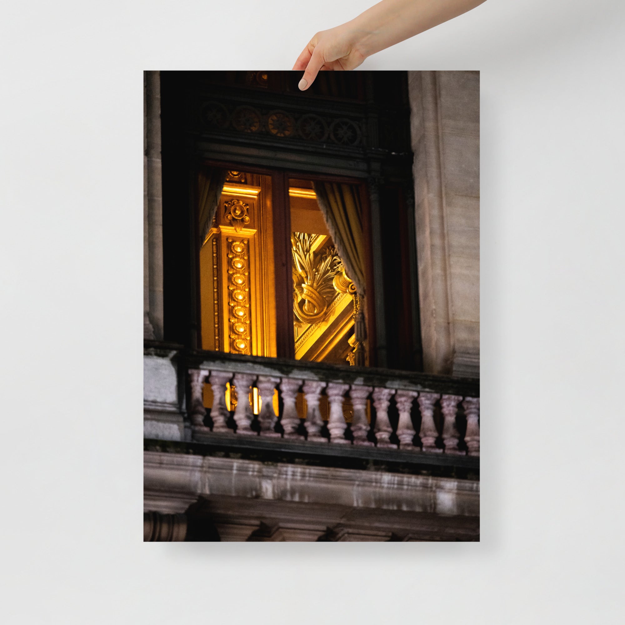 Poster mural - Les dorures de l'Opéra Garnier – Photographie de Paris – Poster photo, poster XXL, Photo d’art, photographie murale et des posters muraux des photographies de rue unique au monde. La boutique de posters créée par un Photographe français.