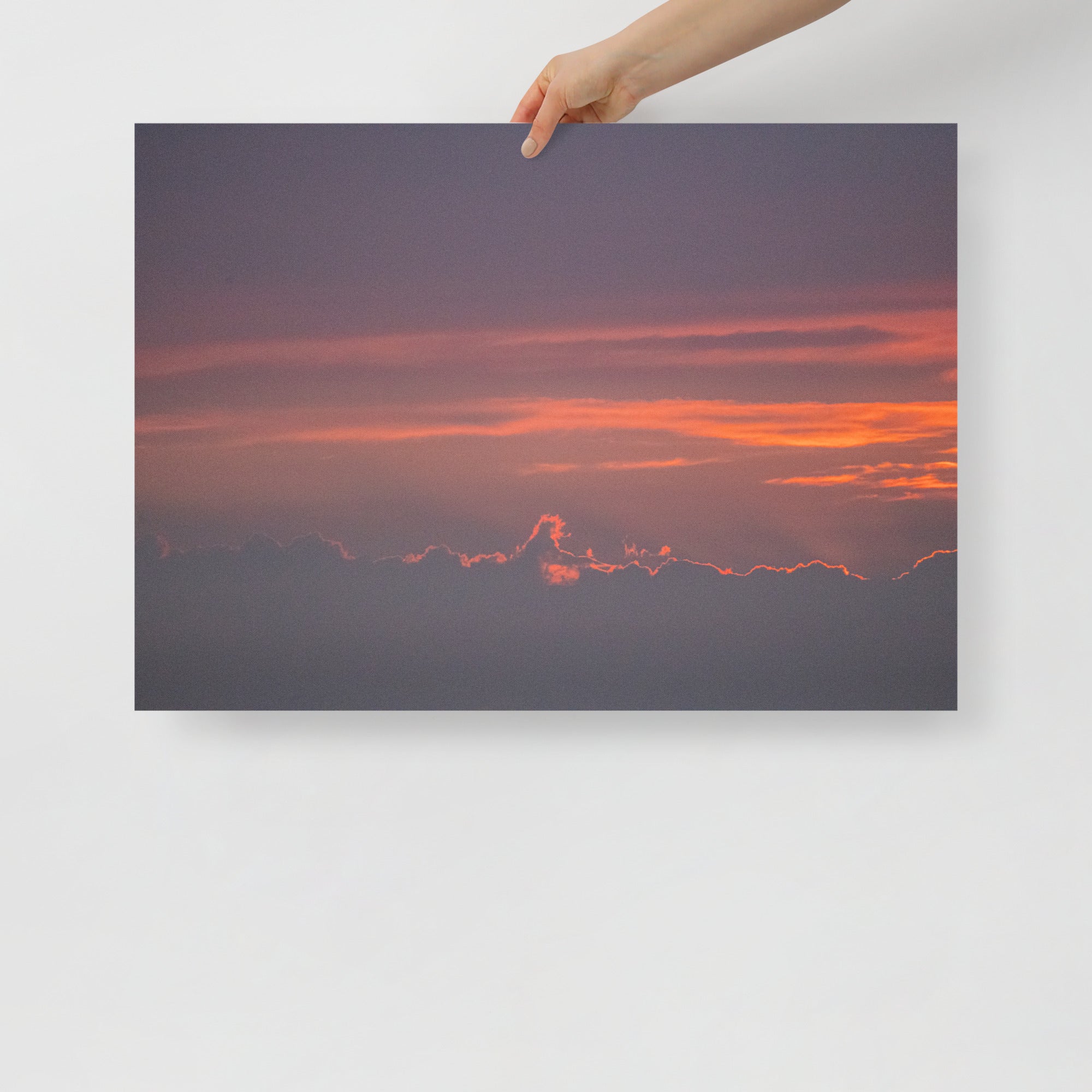 Poster mural - Coucher de soleil N01 – Photographie coucher de soleil – Poster photo, poster XXL, Photo d’art, photographie murale et des posters muraux des photographies de rue unique au monde. La boutique de posters créée par un Photographe français.