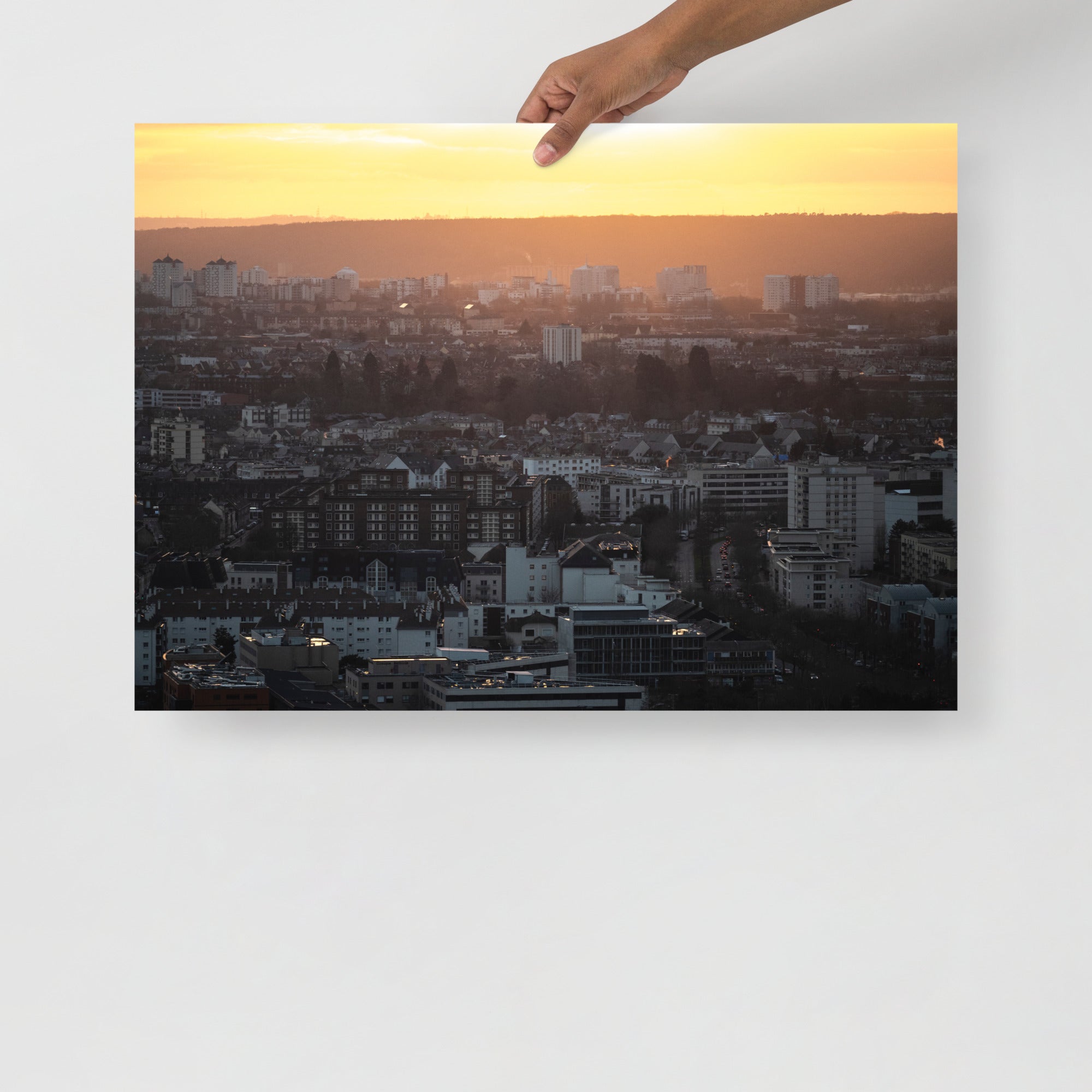 Poster mural - Coucher de soleil N02 – Photographie coucher de soleil – Poster photo, poster XXL, Photo d’art, photographie murale et des posters muraux des photographies de rue unique au monde. La boutique de posters créée par un Photographe français.