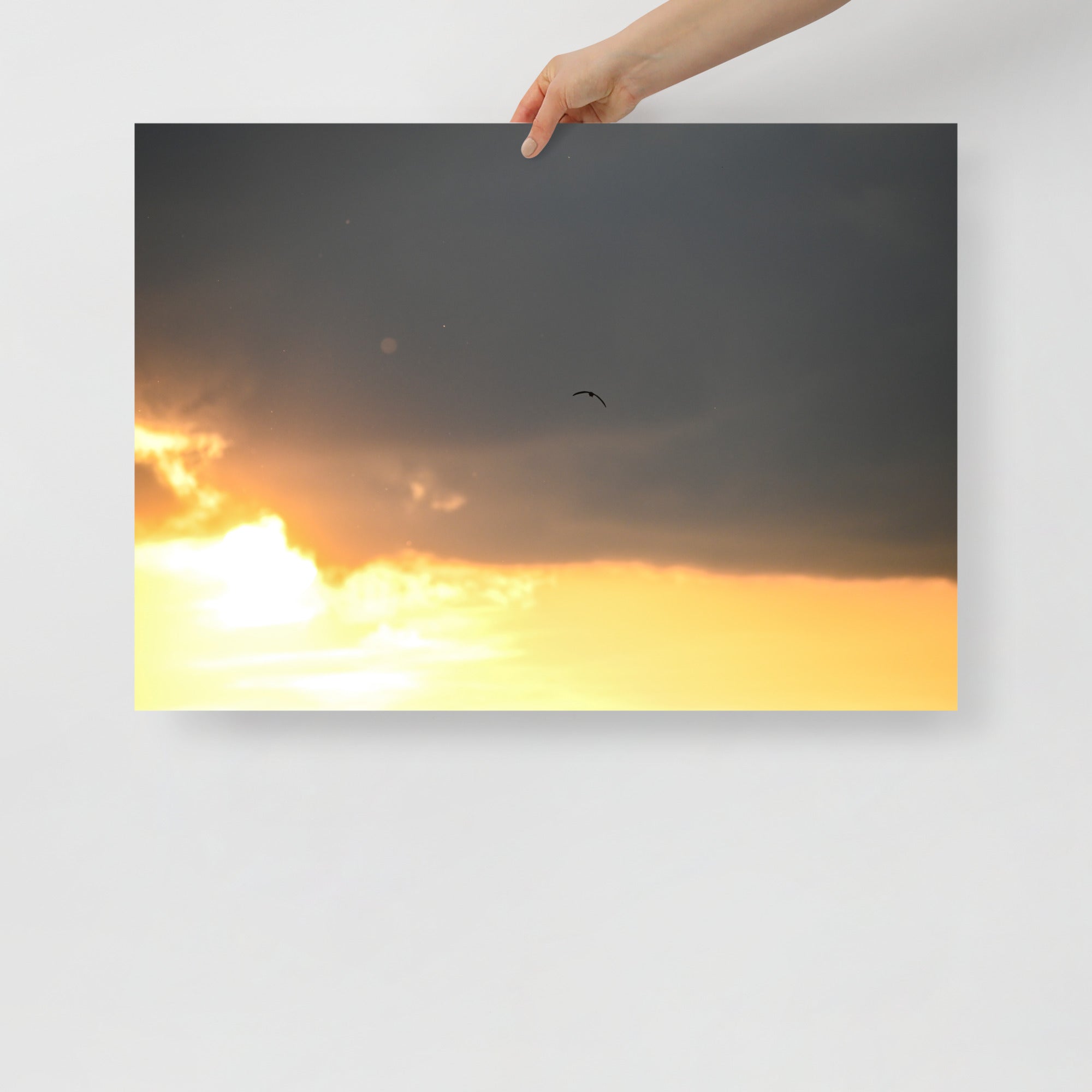 Poster mural - Coucher de soleil N05 – Photographie coucher de soleil – Poster photo, poster XXL, Photo d’art, photographie murale et des posters muraux des photographies de rue unique au monde. La boutique de posters créée par un Photographe français.