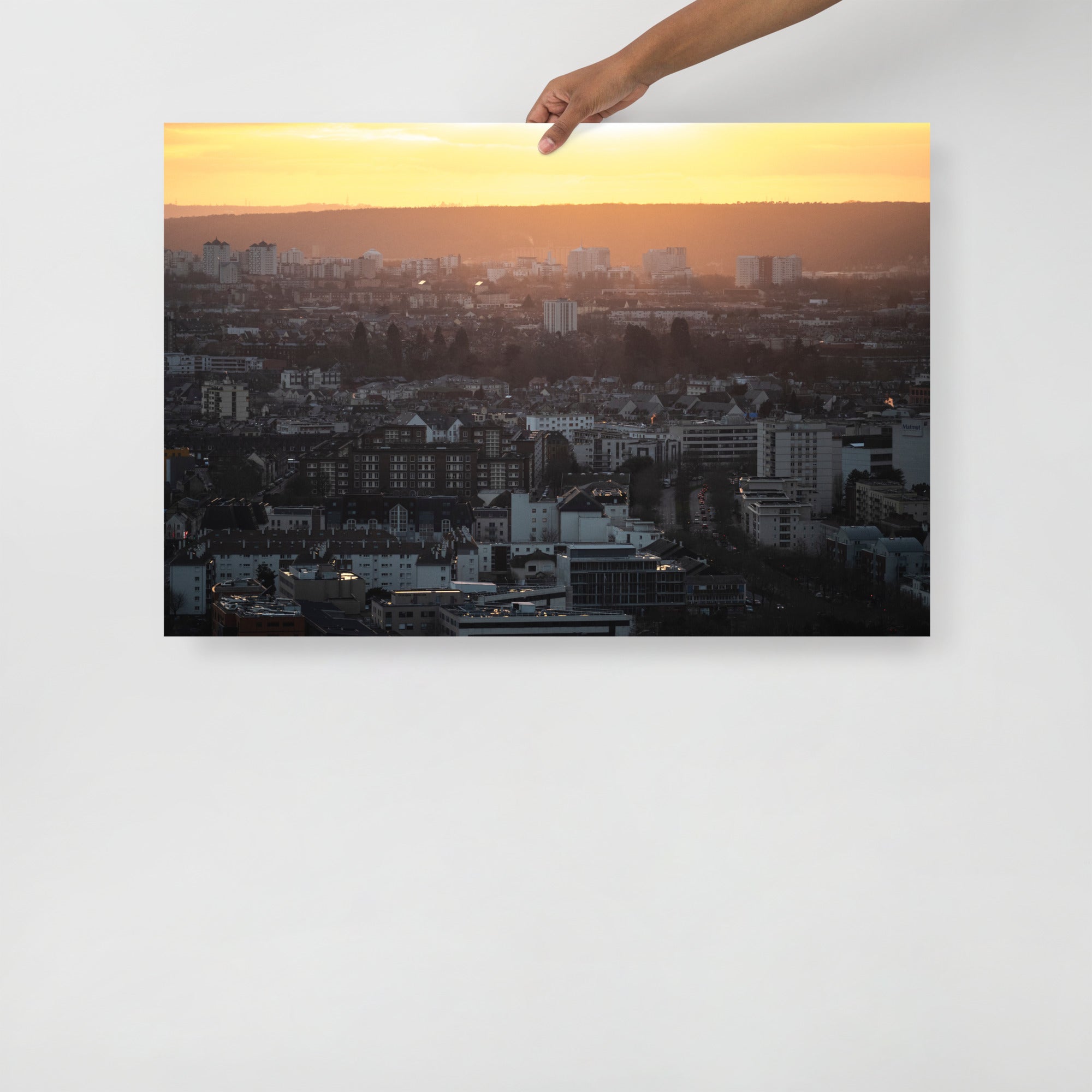 Poster mural - Coucher de soleil N02 – Photographie coucher de soleil – Poster photo, poster XXL, Photo d’art, photographie murale et des posters muraux des photographies de rue unique au monde. La boutique de posters créée par un Photographe français.