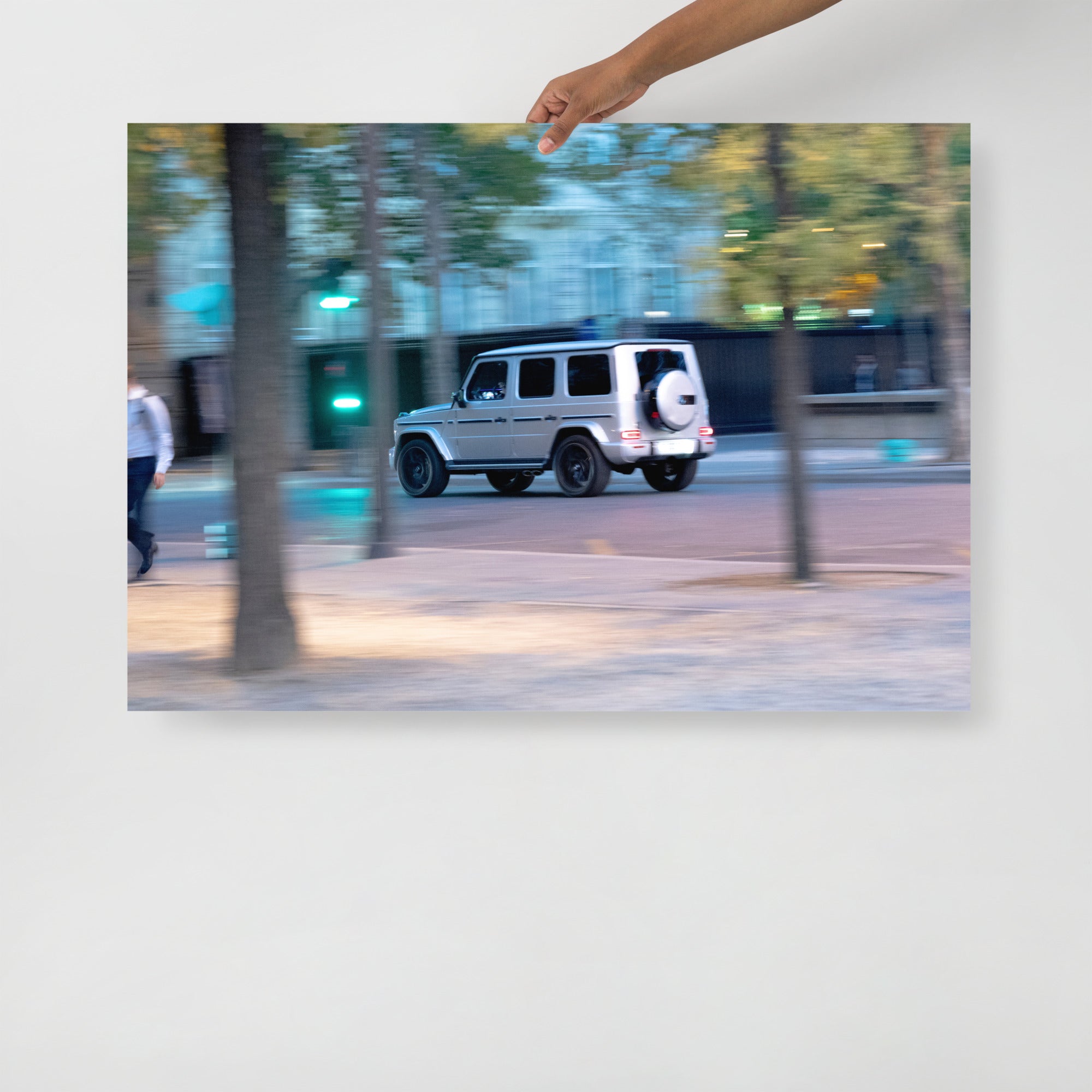 Poster mural - Mercedes Classe G – Photographie de 4x4 – Poster photo, poster XXL, photographie murale et des posters muraux unique au monde. La boutique de posters créée par Yann Peccard un Photographe français.