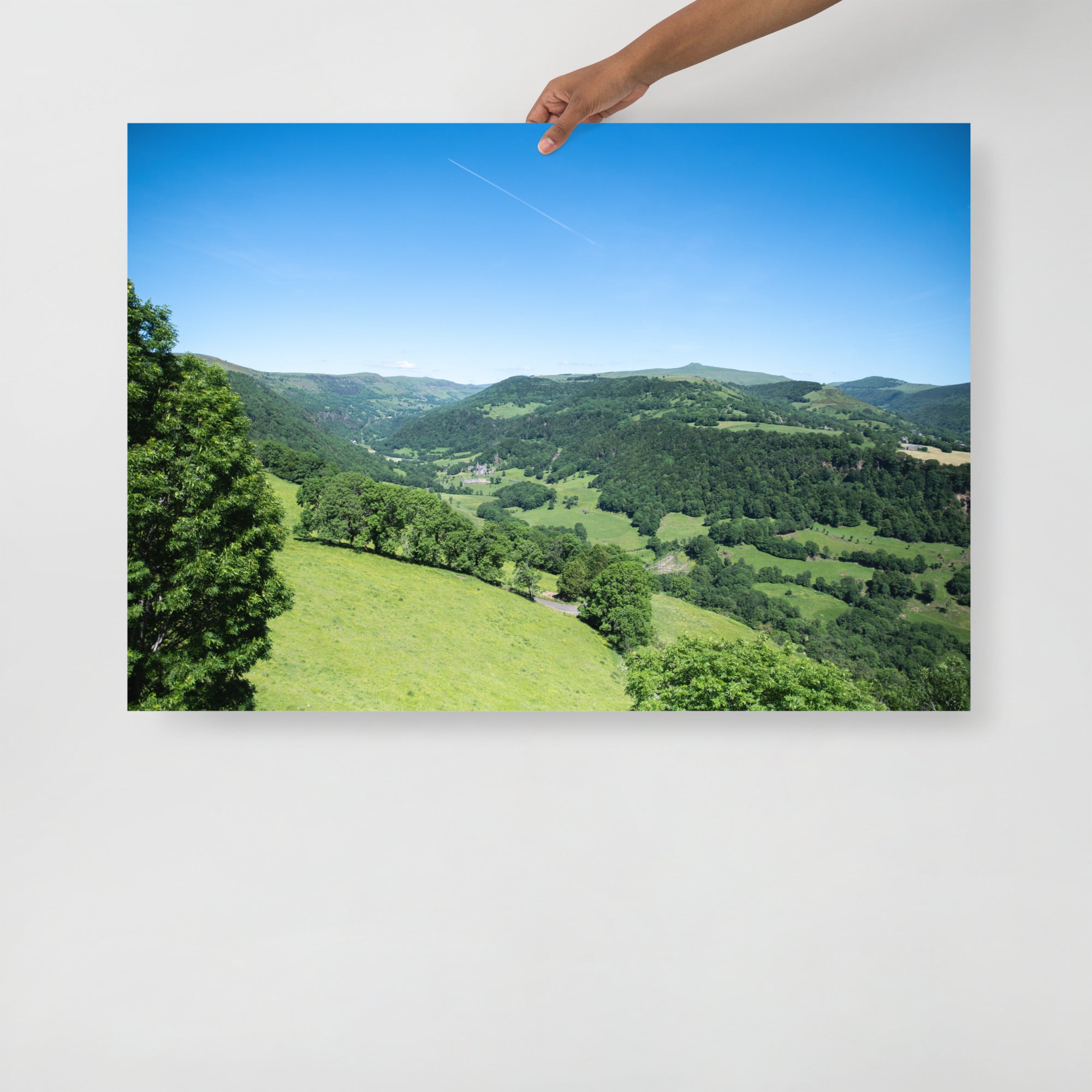 Poster mural - Auvergne N02 – Photographie de paysage – Poster photo, poster XXL, Photo d’art, photographie murale et des posters muraux des photographies de rue unique au monde. La boutique de posters créée par un Photographe français.