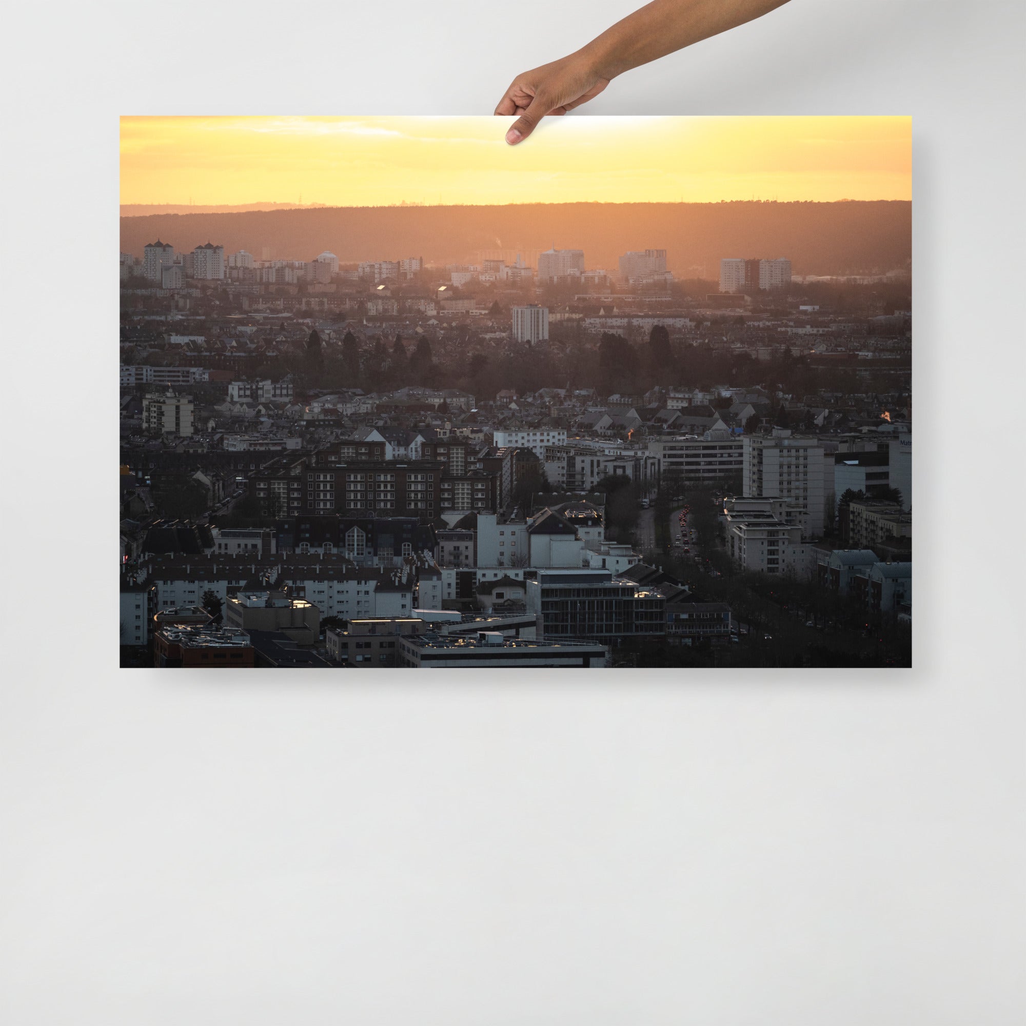 Poster mural - Coucher de soleil N02 – Photographie coucher de soleil – Poster photo, poster XXL, Photo d’art, photographie murale et des posters muraux des photographies de rue unique au monde. La boutique de posters créée par un Photographe français.