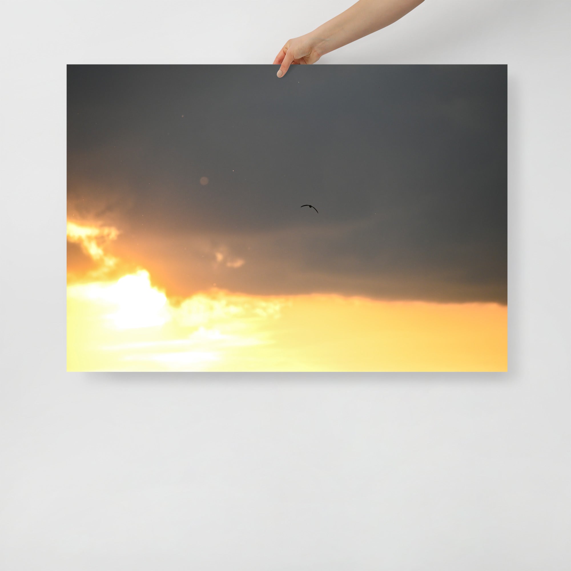 Poster mural - Coucher de soleil N05 – Photographie coucher de soleil – Poster photo, poster XXL, Photo d’art, photographie murale et des posters muraux des photographies de rue unique au monde. La boutique de posters créée par un Photographe français.