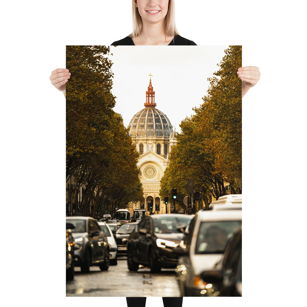 Poster mural - Place Saint Augustin – Photographie de Paris – Poster photo, poster XXL, photographie murale et des posters muraux unique au monde. La boutique de posters créée par Yann Peccard un Photographe français.