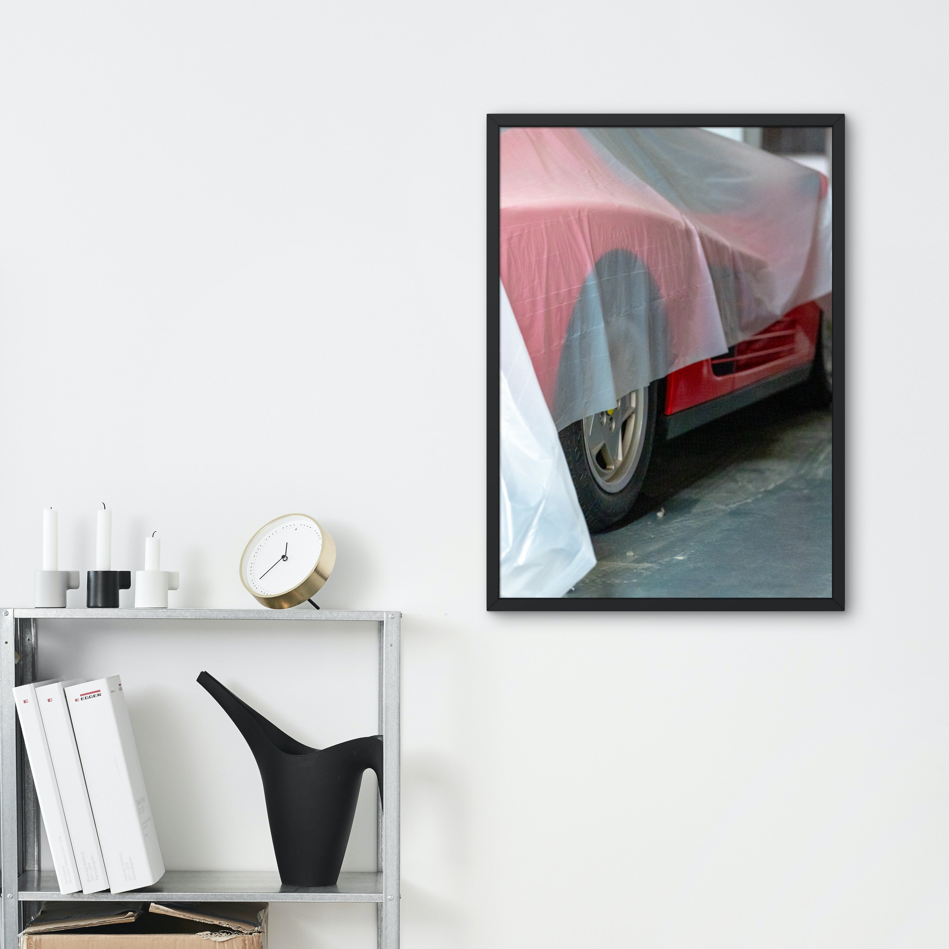 Poster mural - Ferrari testarossa N01 – Photographie de voiture – Poster photo, poster XXL, Photo d’art, photographie murale et des posters muraux des photographies de rue unique au monde. La boutique de posters créée par un Photographe français.