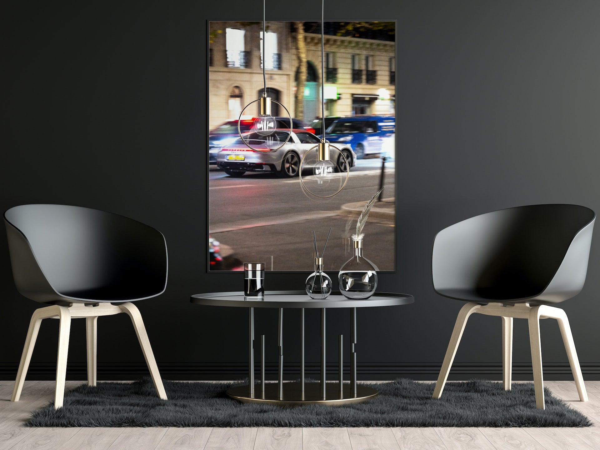 Poster mural - Porsche Targa – Photographie de voiture – Poster photo, poster XXL, photographie murale et des posters muraux unique au monde. La boutique de posters créée par Yann Peccard un Photographe français.