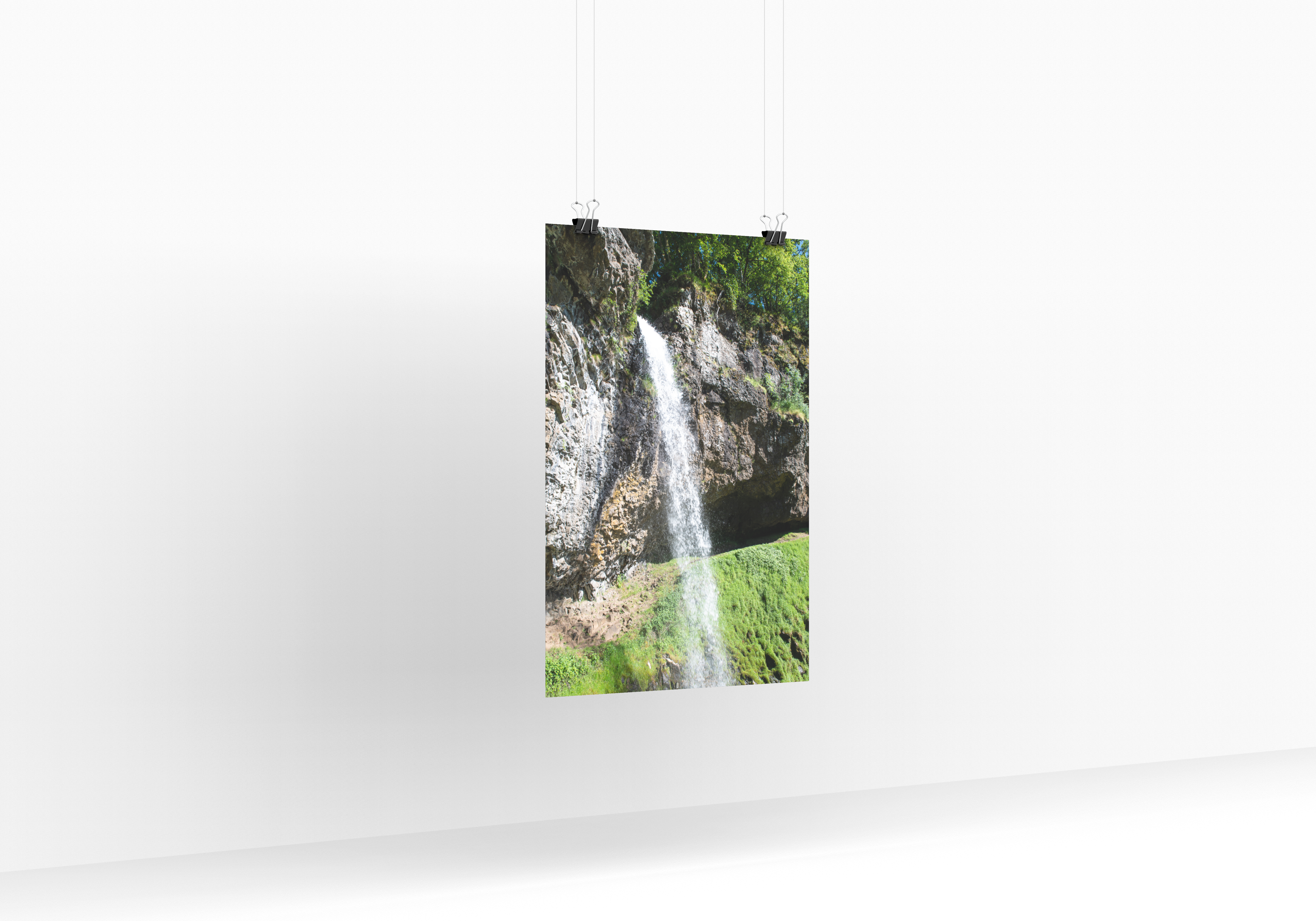 Poster mural - La cascade de Salins N02 – Photographie du Cantal – Poster photo, poster XXL, Photo d’art, photographie murale et des posters muraux des photographies de rue unique au monde. La boutique de posters créée par un Photographe français.